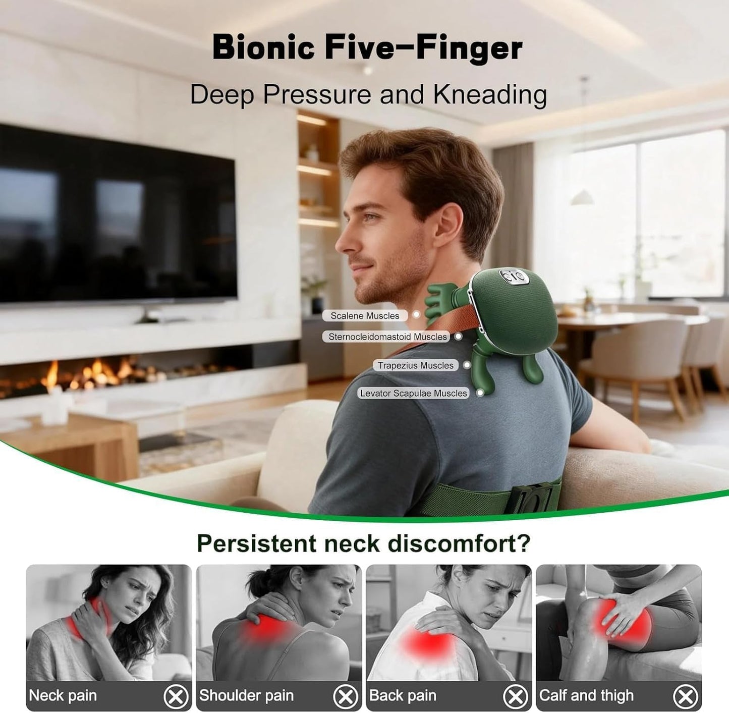 **Bionic 4D Wireless Heated Neck Massager**