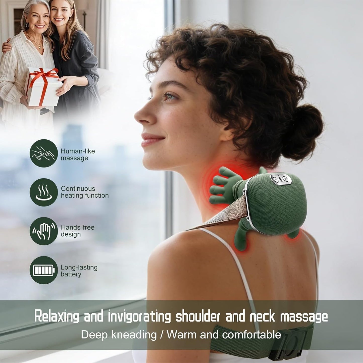 **Bionic 4D Wireless Heated Neck Massager**