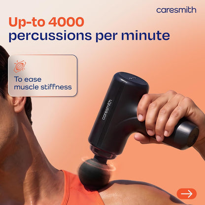 relivv PULSE | 4-Head Deep Tissue Massage Gun