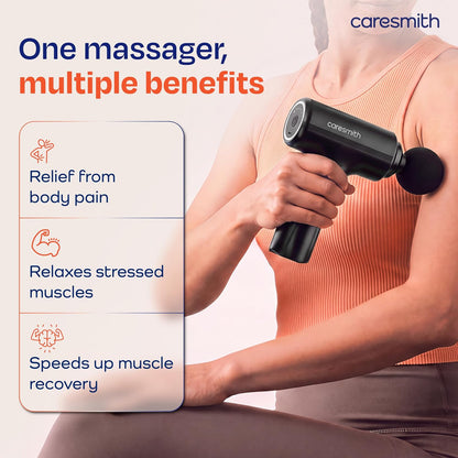 relivv PULSE | 4-Head Deep Tissue Massage Gun
