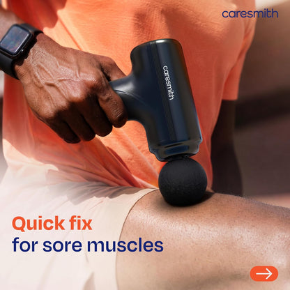 relivv PULSE | 4-Head Deep Tissue Massage Gun